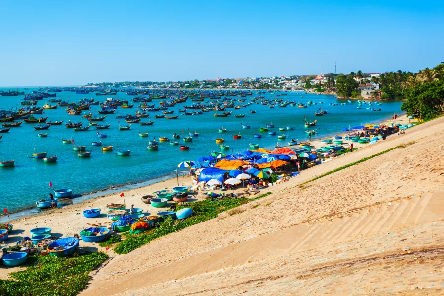 Fishing village in Mui Ne